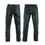Leather Motorbike Motorcycle Trousers 1