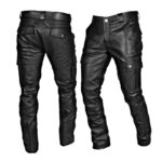 Leather Motorbike Motorcycle Trousers 1